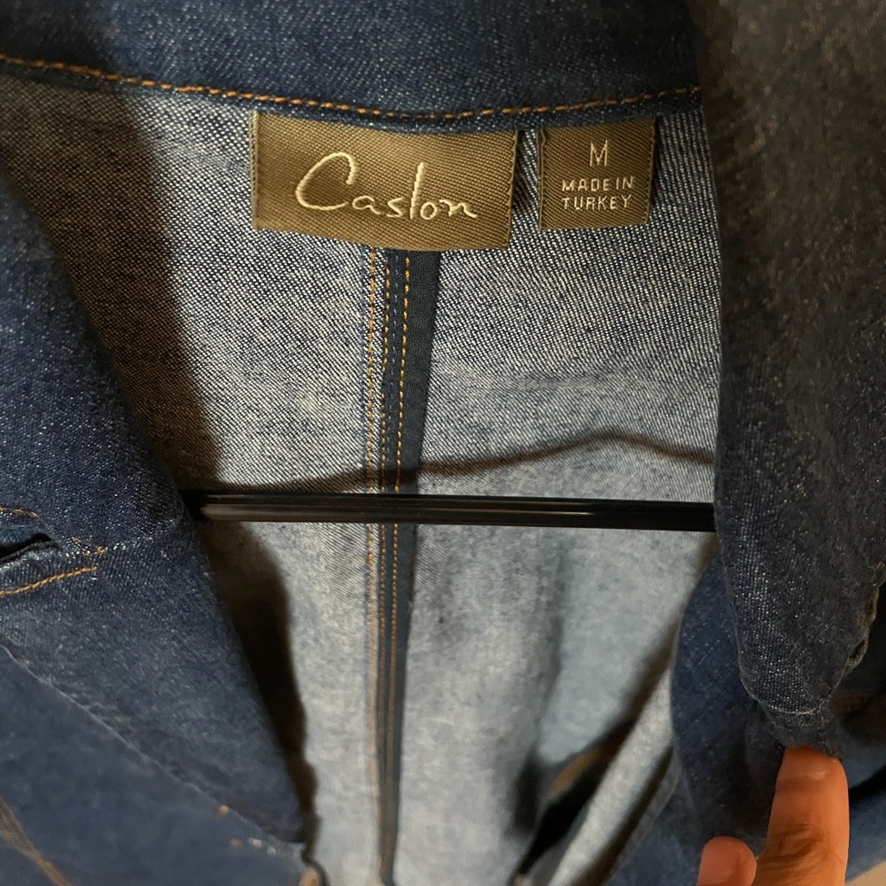 Caslon Ladies Blazer Denim Jacket